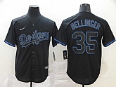Dodgers 35 Cody Bellinger Black Shadow 2020 Nike Cool Base Jersey,baseball caps,new era cap wholesale,wholesale hats